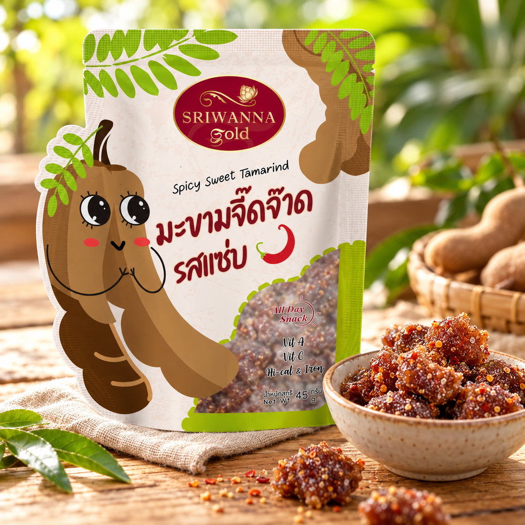 Sriwanna Gold Spicy Sweet Tamarind 45 g — lifestyle view 1, serving or routine illustration