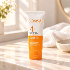 Somsai 4-Step UV Protection SPF50+ PA++++ 30 g — lifestyle view 2, serving or routine illustration