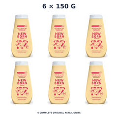 Srichand Baby Newborn Powder – 6 × 150 g — exact quantity shown on white background