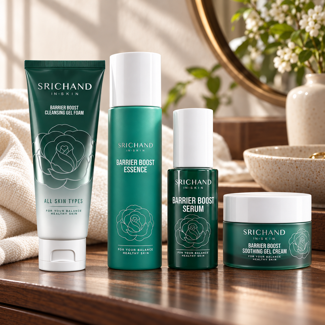 Srichand Barrier Boost Four-Step Routine complete set — lifestyle view 2, serving or routine illustration