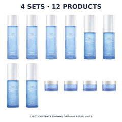 Srichand Skin Moisture Burst Routine – 4 Sets · 12 Products — exact quantity shown on white background