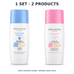Srichand Sunlution Moisture & Tone Up Duo – 1 Set · 2 Products — exact quantity shown on white background