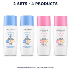 Srichand Sunlution Moisture & Tone Up Duo – 2 Sets · 4 Products — exact quantity shown on white background