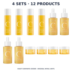Srichand Super C Brightening Routine – 4 Sets · 12 Products — exact quantity shown on white background