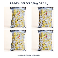 Sukjai Fruit Durian Milk Toffee – 4 Bags — exact quantity shown on white background