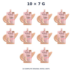 Srichand Enchanted Cover Perfect Foundation 7g. 120 Beige – 10 × 7 g — exact quantity shown on white background