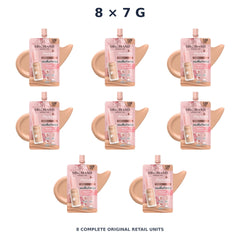 Srichand Enchanted Cover Perfect Foundation 7g. 120 Beige – 8 × 7 g — exact quantity shown on white background
