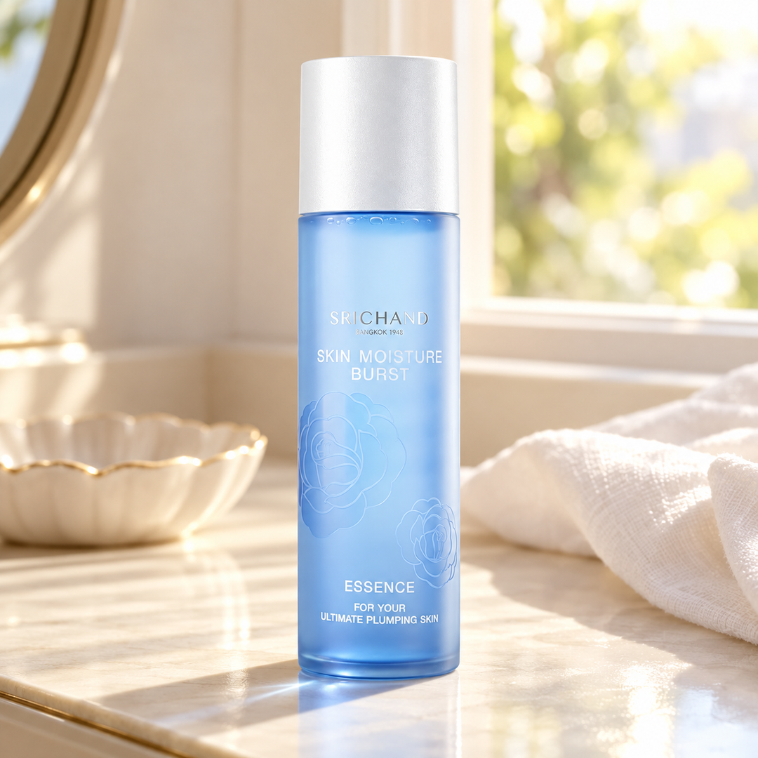 Srichand Skin Moisture Burst Essence 150ml 150 ml — lifestyle view 2, serving or routine illustration