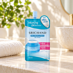Srichand Skin Moisture Burst Gel Cream 10ml 10 ml — lifestyle view 1, serving or routine illustration