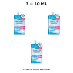 Srichand Skin Moisture Burst Gel Cream 10ml – 3 × 10 ml — exact quantity shown on white background