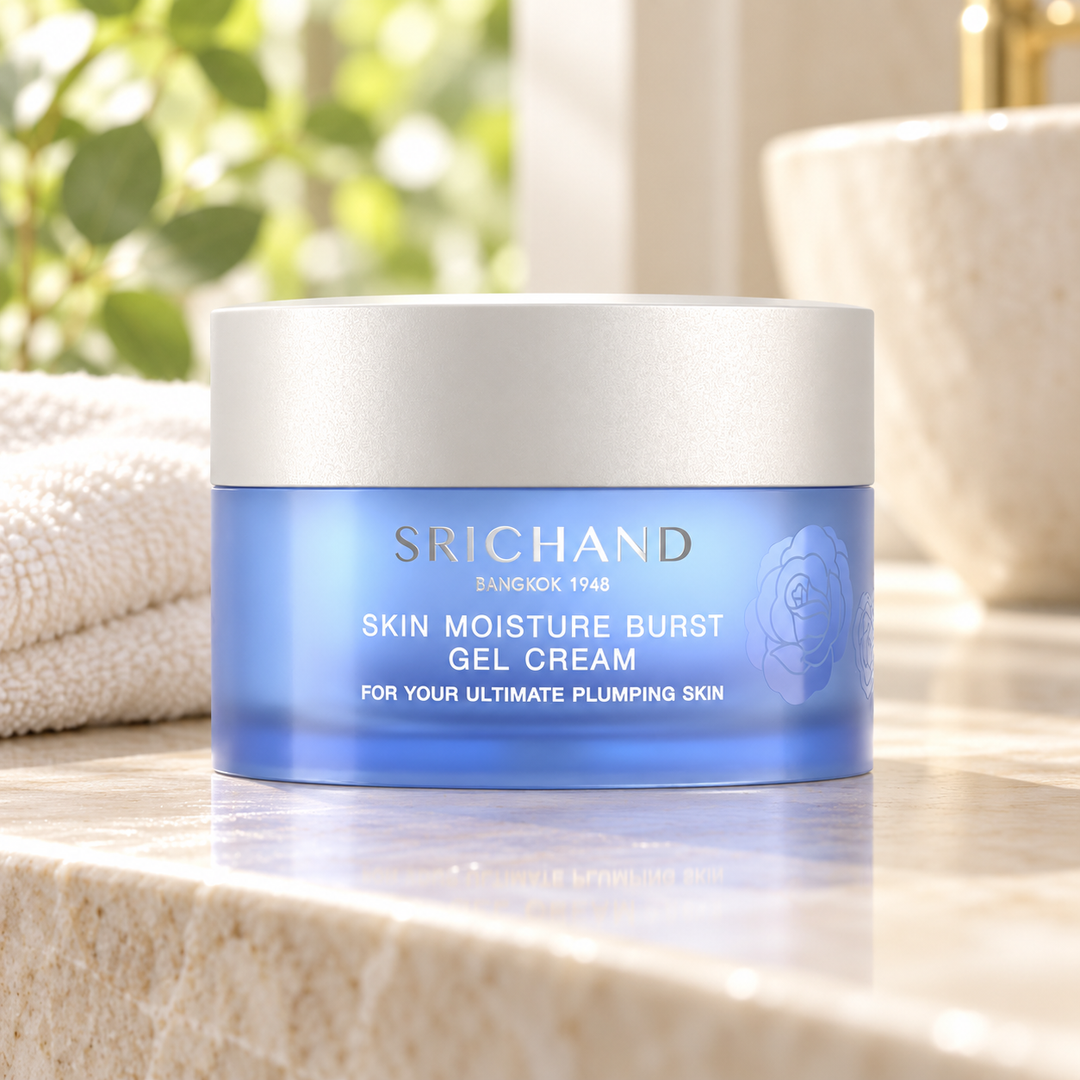 Srichand Skin Moisture Burst Gel Cream 50ml 50 ml — lifestyle view 1, serving or routine illustration