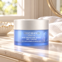 Srichand Skin Moisture Burst Gel Cream 50ml 50 ml — lifestyle view 2, serving or routine illustration