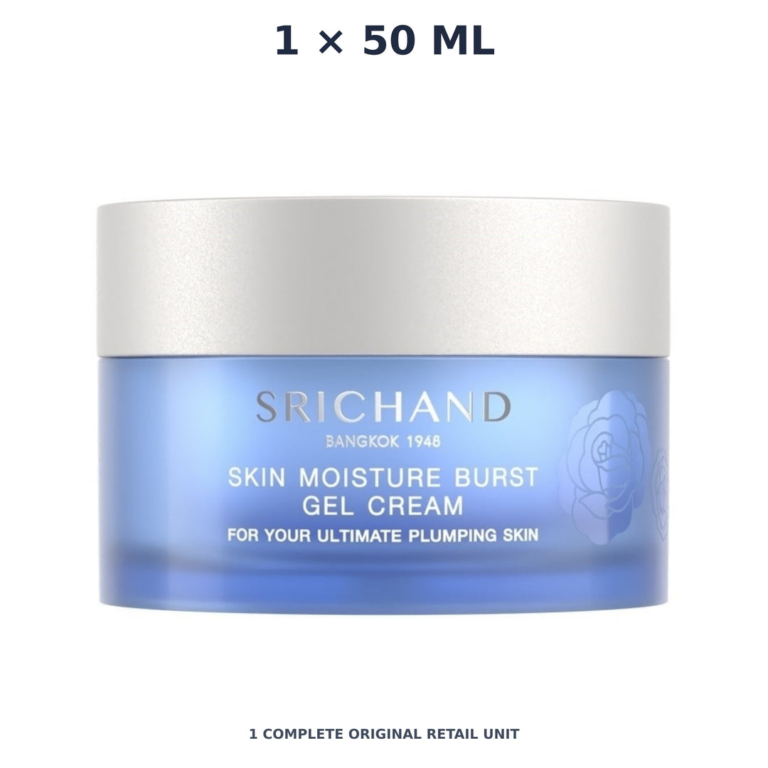 Srichand Skin Moisture Burst Gel Cream 50ml – 1 × 50 ml — exact quantity shown on white background
