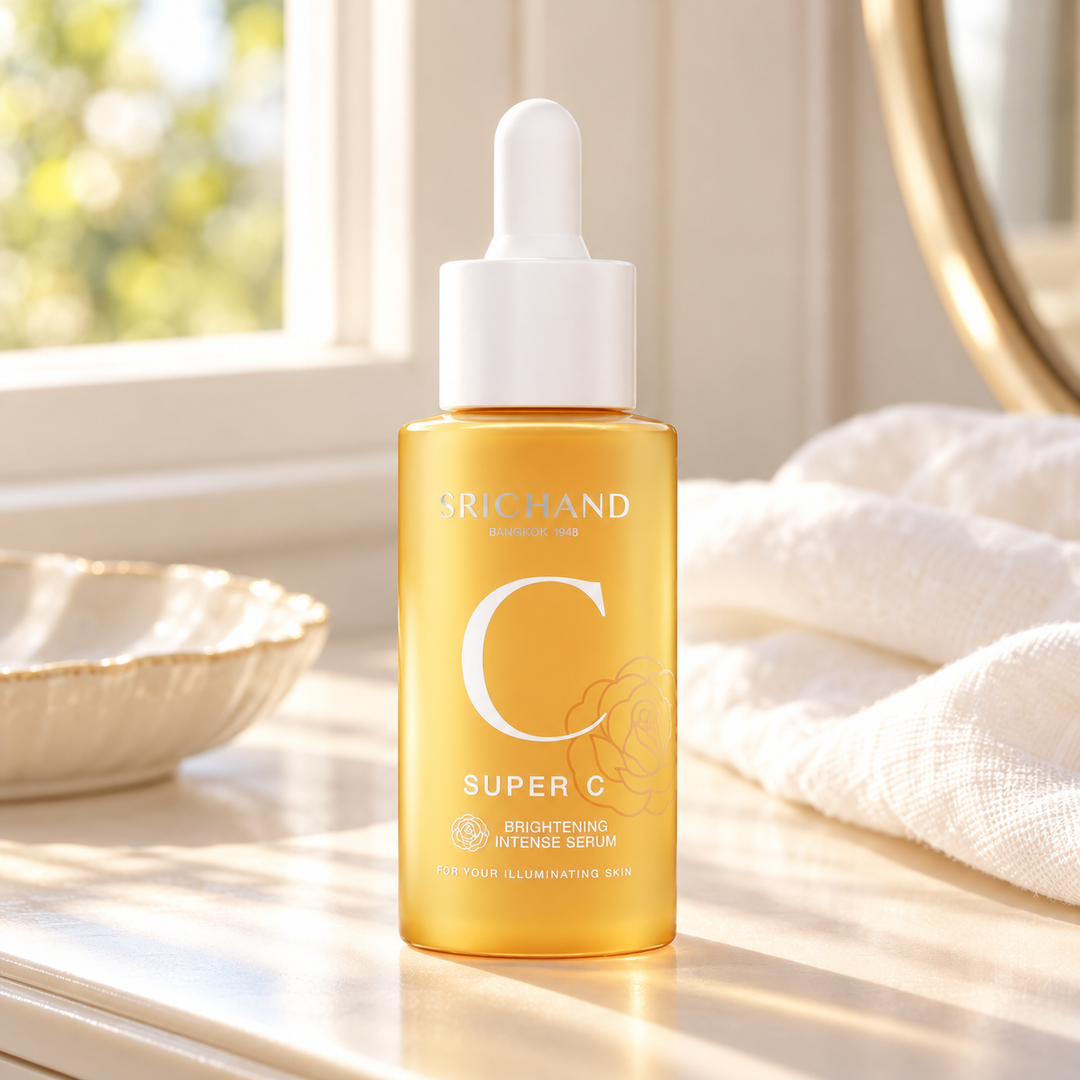 Srichand Super C Brightening Intense Serum 30ml 30 ml — lifestyle view 2, serving or routine illustration