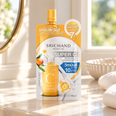 Srichand Super C Brightening Intense Serum 10ml 10 ml — lifestyle view 2, serving or routine illustration