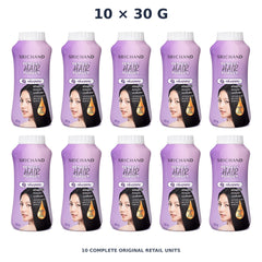 Srichand Perfect Hair Powder 30g – 10 × 30 g — exact quantity shown on white background