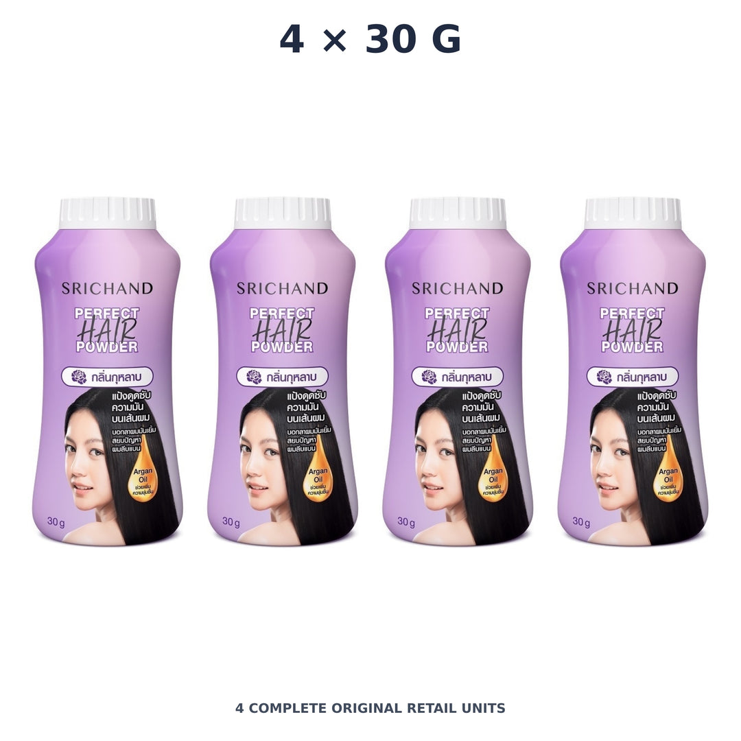 Srichand Perfect Hair Powder 30g – 4 × 30 g — exact quantity shown on white background