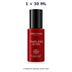 Srichand Timeless Anti-Aging Facial Serum 30ml – 1 × 30 ml — exact quantity shown on white background
