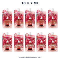 Srichand Timeless Anti-Aging Facial Serum 7ml – 10 × 7 ml — exact quantity shown on white background
