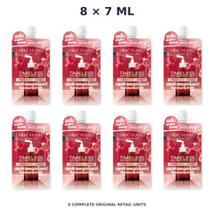 Srichand Timeless Anti-Aging Facial Serum 7ml – 8 × 7 ml — exact quantity shown on white background