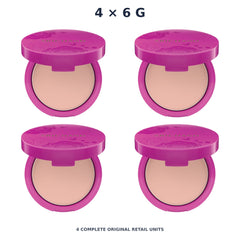 Srichand Super Fix 18H Oil Control Foundation Powder SPF35 PA+++ 6g. N10 Natural – 4 × 6 g — exact quantity shown on white background