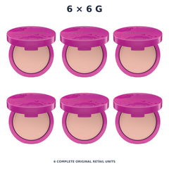 Srichand Super Fix 18H Oil Control Foundation Powder SPF35 PA+++ 6g. N10 Natural – 6 × 6 g — exact quantity shown on white background