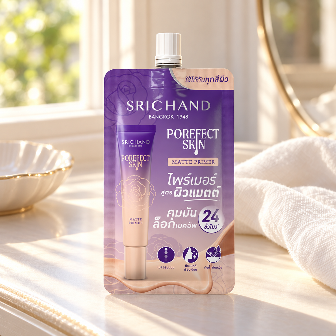 Srichand Porefect Skin Matte Primer 6g 6 g — lifestyle view 2, serving or routine illustration
