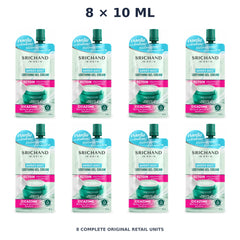Srichand Barrier Boost Soothing Gel Cream 10ml – 8 × 10 ml — exact quantity shown on white background