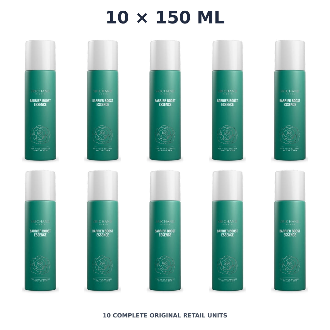 Srichand Barrier Boost Essence 150ml – 10 × 150 ml — exact quantity shown on white background