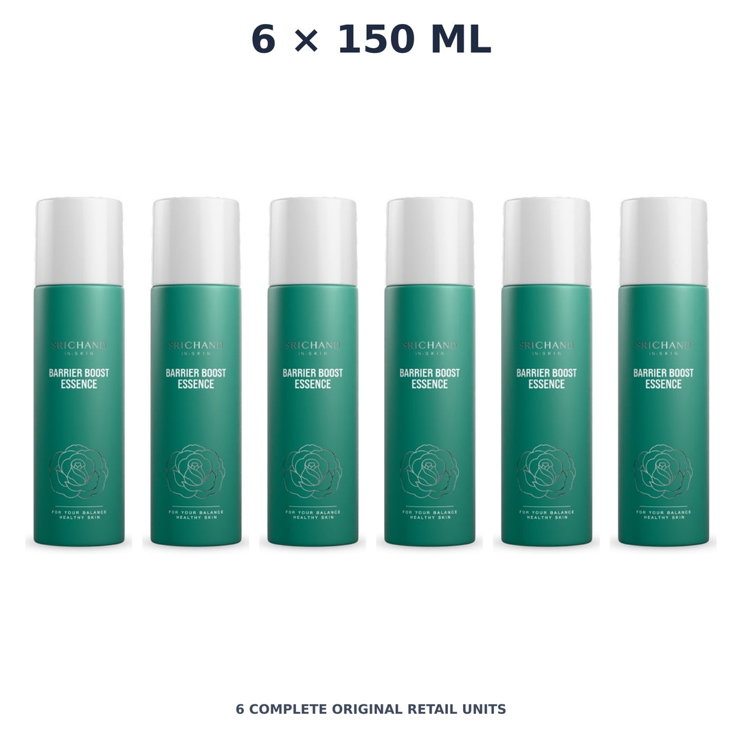 Srichand Barrier Boost Essence 150ml – 6 × 150 ml — exact quantity shown on white background