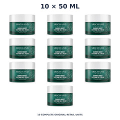 Srichand Barrier Boost Soothing Gel Cream 50ml – 10 × 50 ml — exact quantity shown on white background