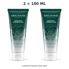 Srichand Barrier Boost Cleansing Gel Foam 100ml – 2 × 100 ml — exact quantity shown on white background