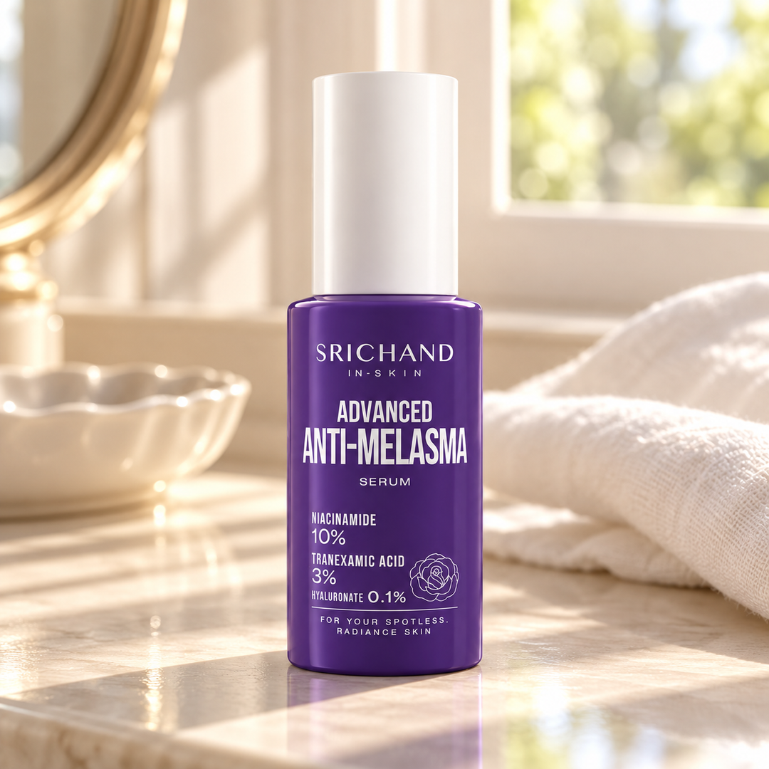 Srichand Advanced Anti Melasma Serum 30ml 30 ml — lifestyle view 2, serving or routine illustration