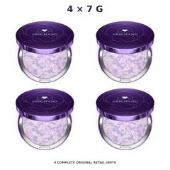 Srichand Bare to Perfect Correcting Compact Powder 7g. 01 Soft Pink – 4 × 7 g — exact quantity shown on white background
