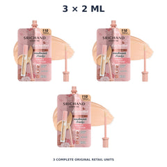 Srichand Enchanted Cover Perfect Concealer 2ml. 110 Vanilla – 3 × 2 ml — exact quantity shown on white background