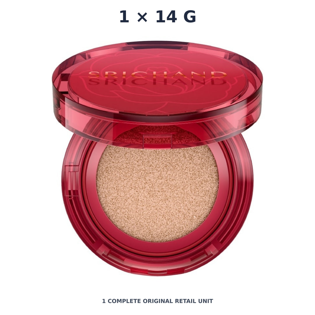 Srichand Super Coverage Always Matte Cushion SPF50+ PA++++ 14g. 105 Pinkish – 1 × 14 g — exact quantity shown on white background