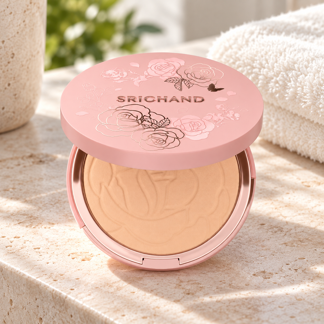 Srichand Enchanted Cover Perfect Foundation Powder SPF35 PA++++ 9g. 115 Natural 9 g — lifestyle view 1, serving or routine illustration