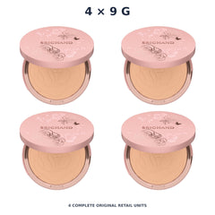 Srichand Enchanted Cover Perfect Foundation Powder SPF35 PA++++ 9g. 115 Natural – 4 × 9 g — exact quantity shown on white background
