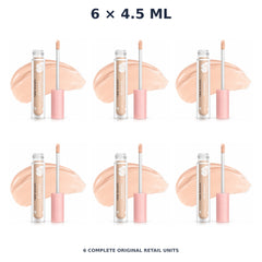 Srichand Enchanted Cover Perfect Concealer 4.5ml. 105 Pinkish – 6 × 4.5 ml — exact quantity shown on white background