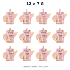 Srichand Enchanted Cover Perfect Foundation SPF35 PA+++ 7g. 110 Vanilla – 12 × 7 g — exact quantity shown on white background