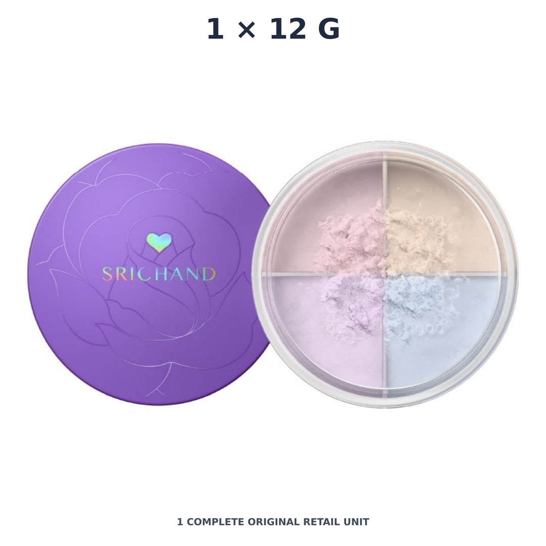 Srichand Bare to Perfect Correcting Loose Powder 12g – 1 × 12 g — exact quantity shown on white background