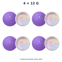 Srichand Bare to Perfect Correcting Loose Powder 12g – 4 × 12 g — exact quantity shown on white background