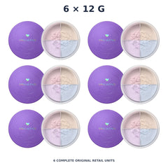 Srichand Bare to Perfect Correcting Loose Powder 12g – 6 × 12 g — exact quantity shown on white background
