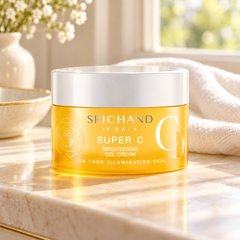 Srichand Super C Brightening Gel Cream 50ml 50 ml — lifestyle view 2, serving or routine illustration
