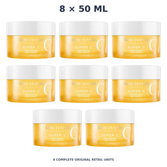Srichand Super C Brightening Gel Cream 50ml – 8 × 50 ml — exact quantity shown on white background