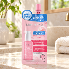 Srichand Phyto Camellia PDRN Bright Glowing Serum 7ml 7 ml — lifestyle view 1, serving or routine illustration