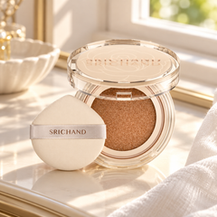 Srichand Skin Essential Fine Smooth Cushion SPF50+ PA++++ 14g. 130 Honey 14 g — lifestyle view 2, serving or routine illustration