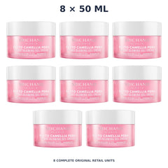 Srichand Phyto Camellia PDRN Bright Glowing Gel Cream 50ml – 8 × 50 ml — exact quantity shown on white background