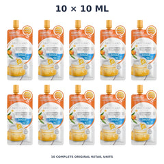 Srichand Super C Brightening Gel Cream 10ml – 10 × 10 ml — exact quantity shown on white background