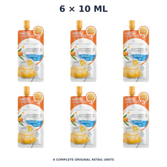 Srichand Super C Brightening Gel Cream 10ml – 6 × 10 ml — exact quantity shown on white background